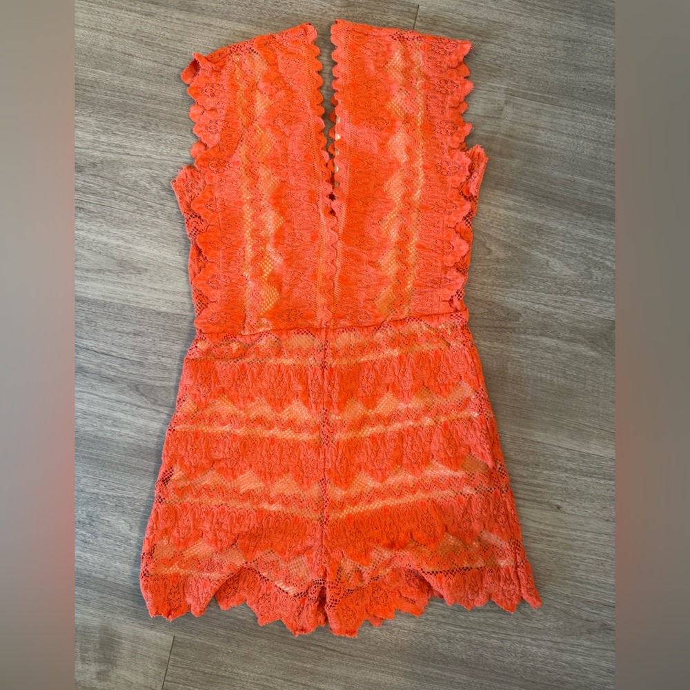 Nightcap Orange Lace Bodysuit